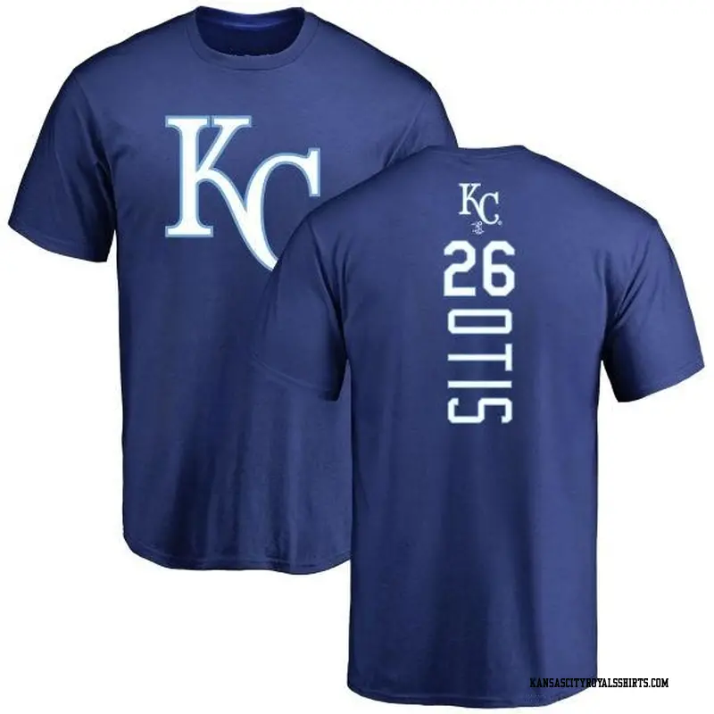 Men's Kansas City Royals ＃26 Amos Otis Royal Backer T-Shirt