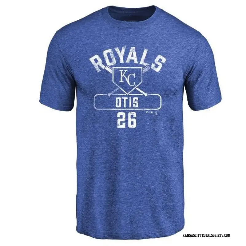 Men's Kansas City Royals ＃26 Amos Otis Royal Branded Base Runner T-Shirt